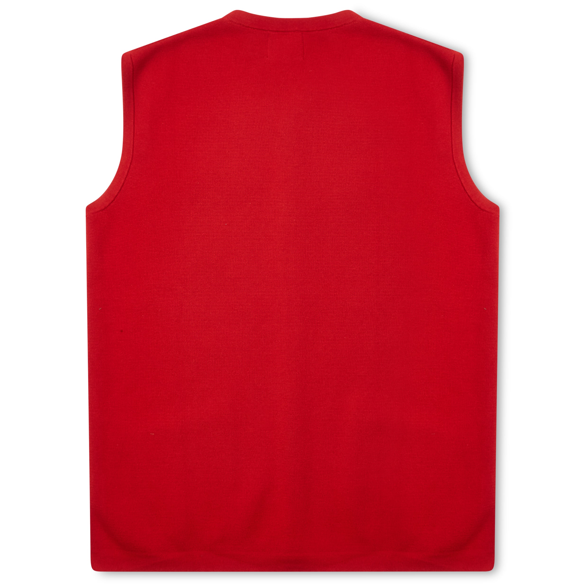 Mens Cotton Gilet  Red