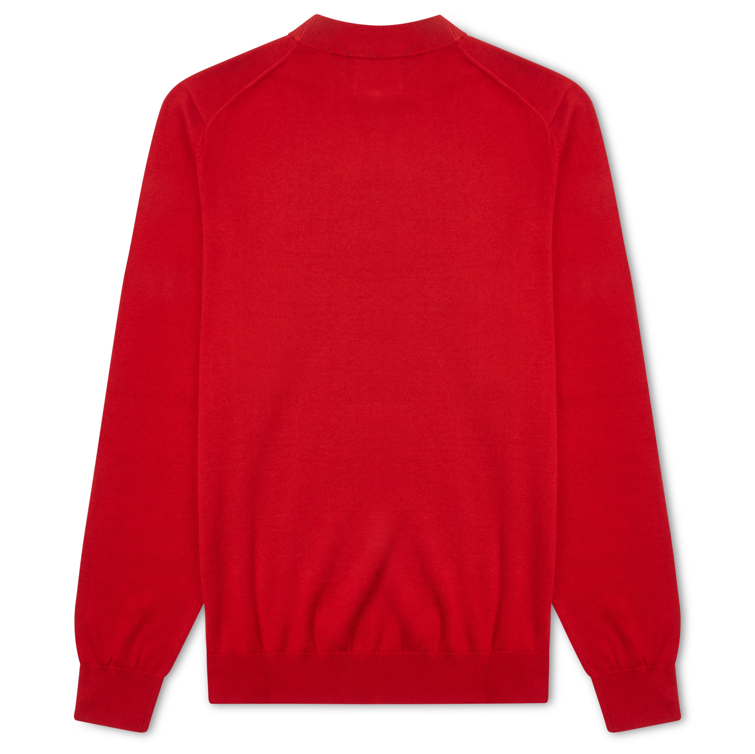 Cotton Mock Turtle Neck Red