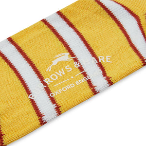 Burrows & Hare Stripe Socks - Gold - Burrows and Hare