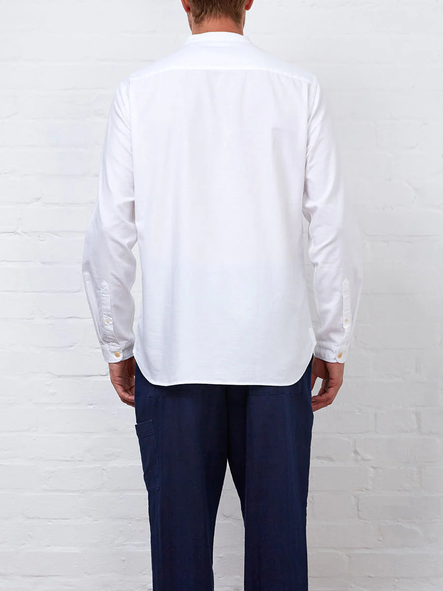 Oliver Spencer Grandad Shirt - Brecon White