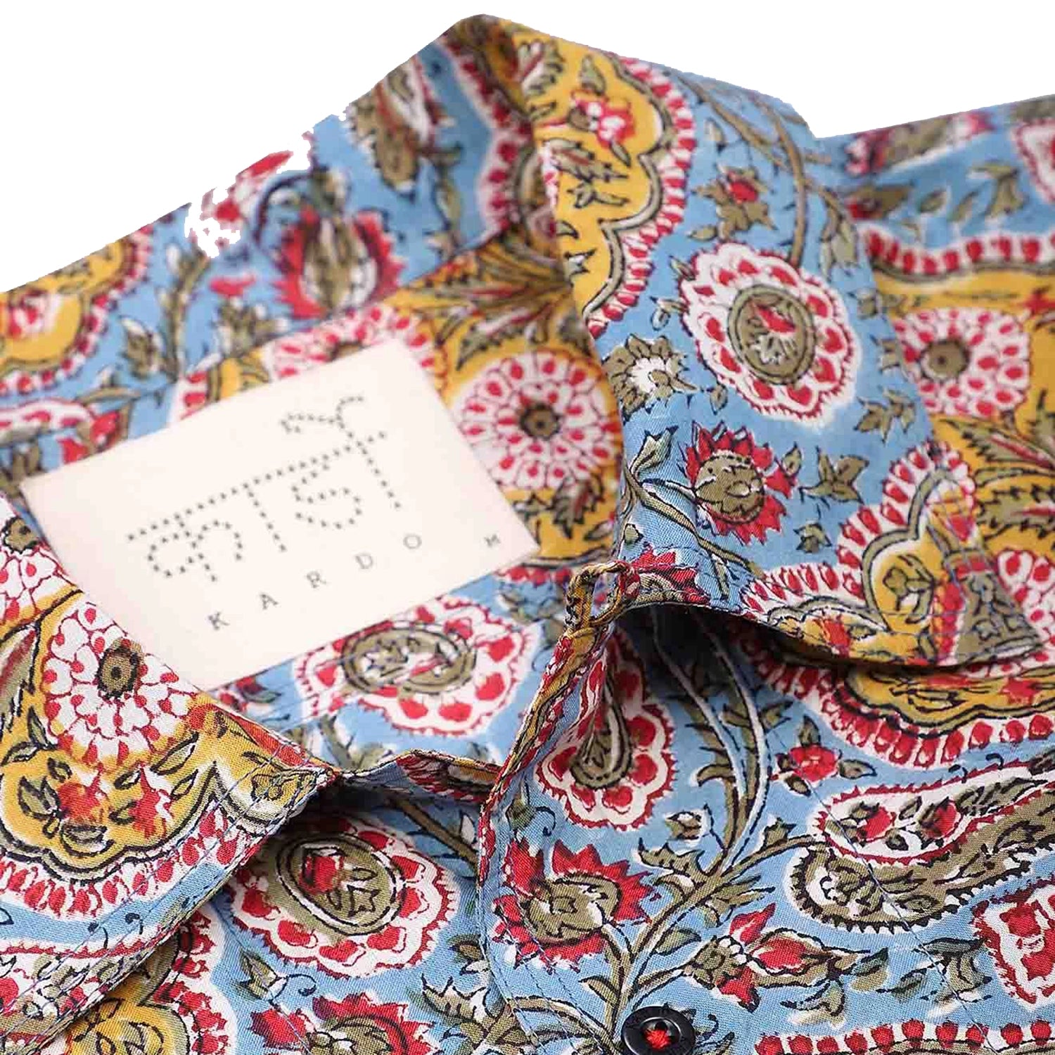 Kardo Chintan Shirt - Block Print