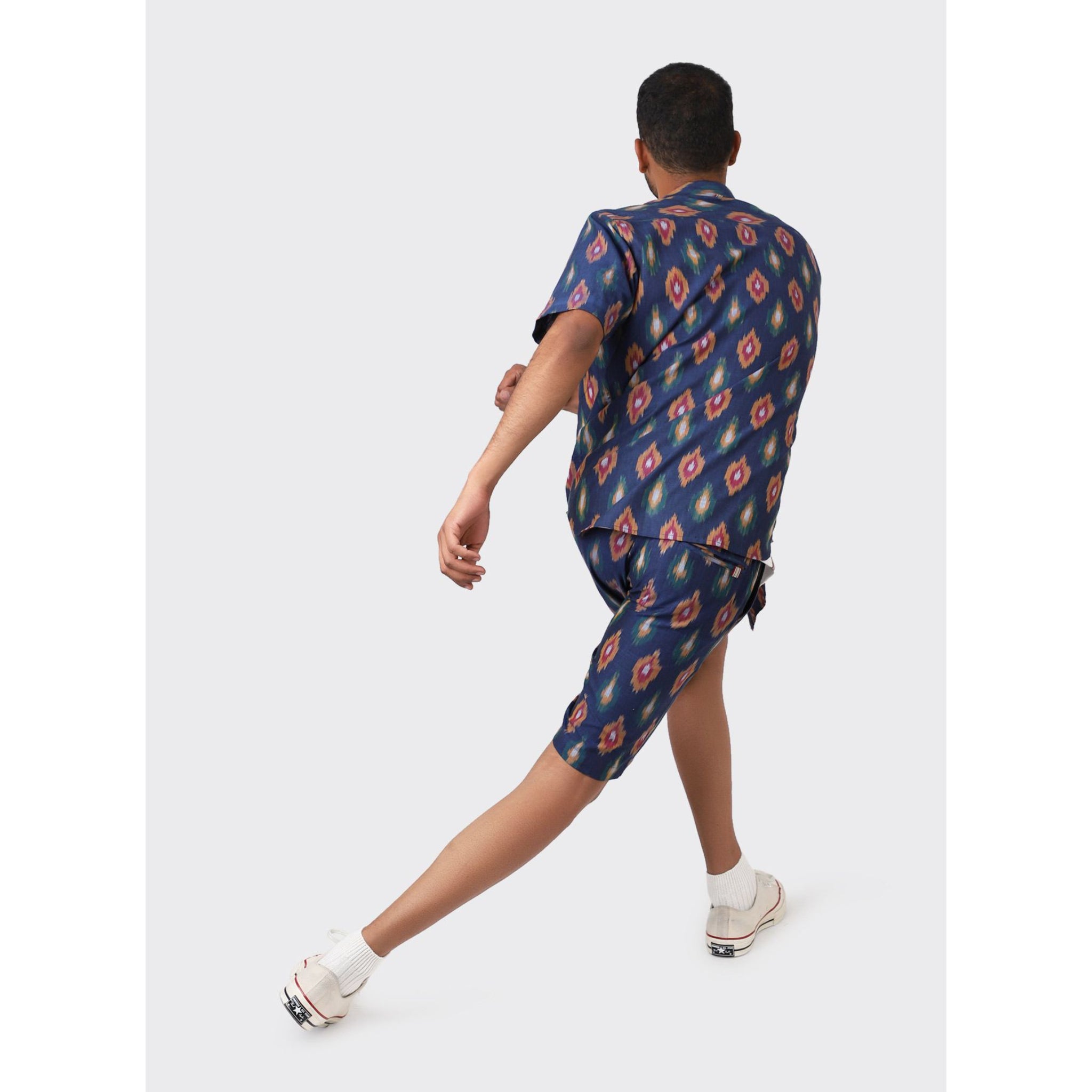 Kardo Lamar Shirt - Ikat Navy