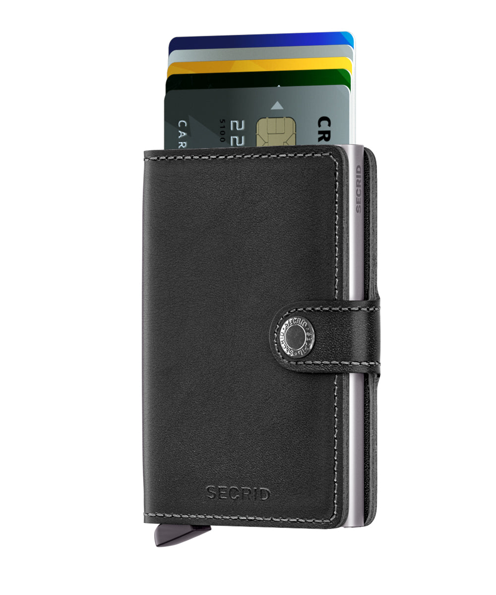 SECRID RFID Miniwallet - Original Black - Burrows and Hare