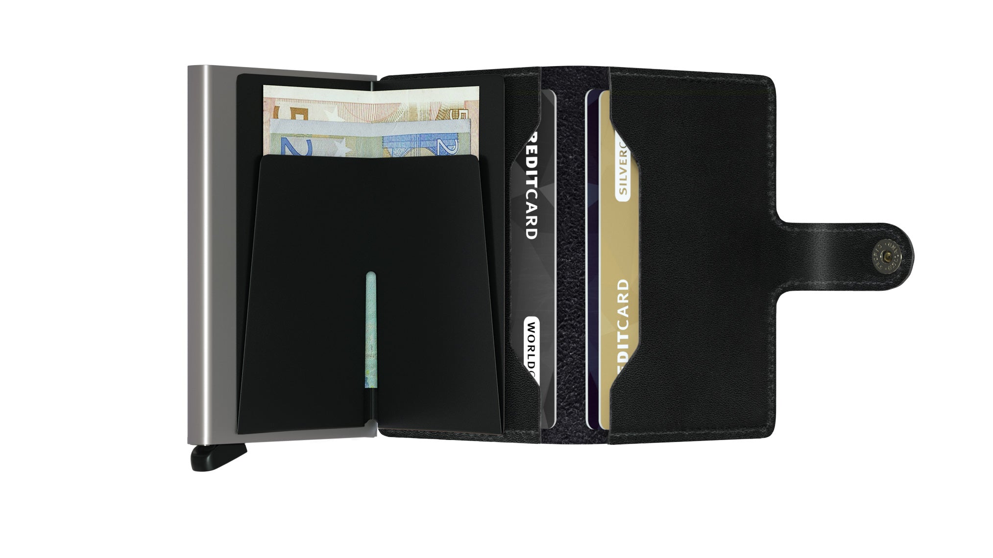 SECRID RFID Miniwallet - Original Black - Burrows and Hare