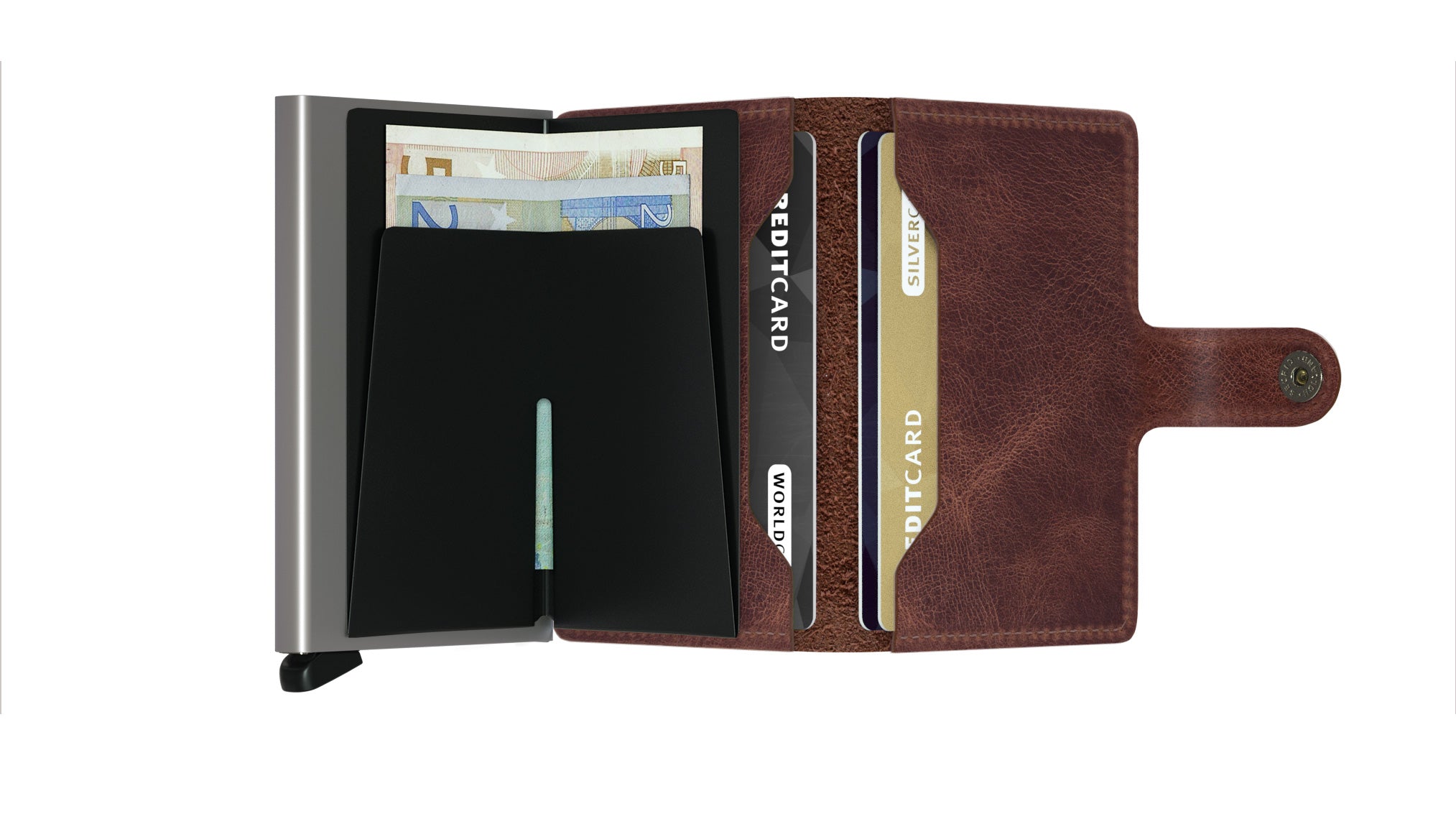Secrid RFID Miniwallet - Vintage Brown - Burrows and Hare