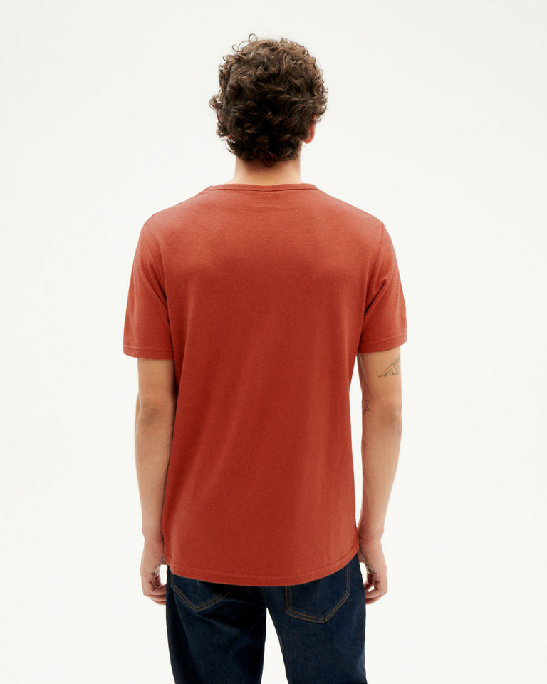 Hemp T-shirt - Clay Red