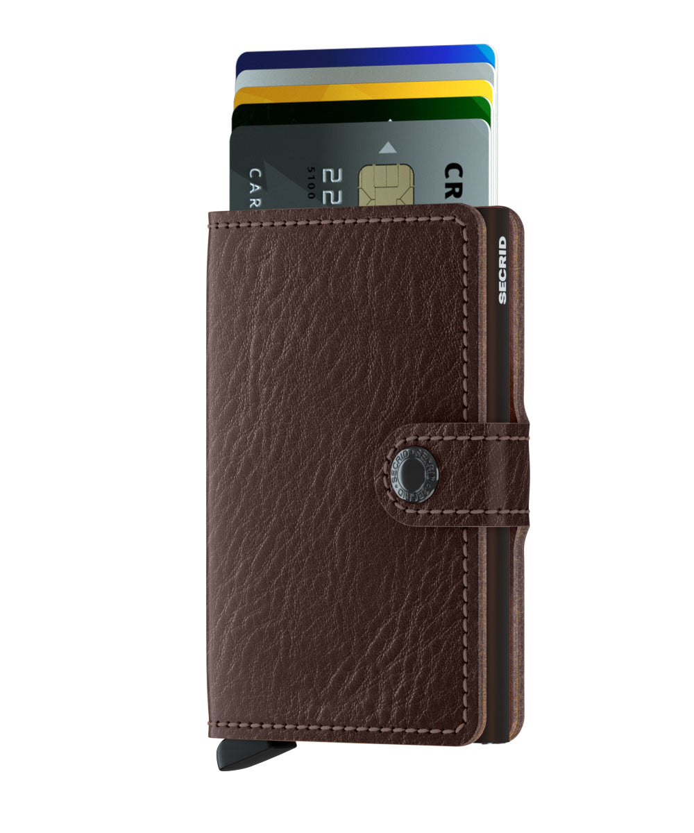 Mini wallet Espresso Brown