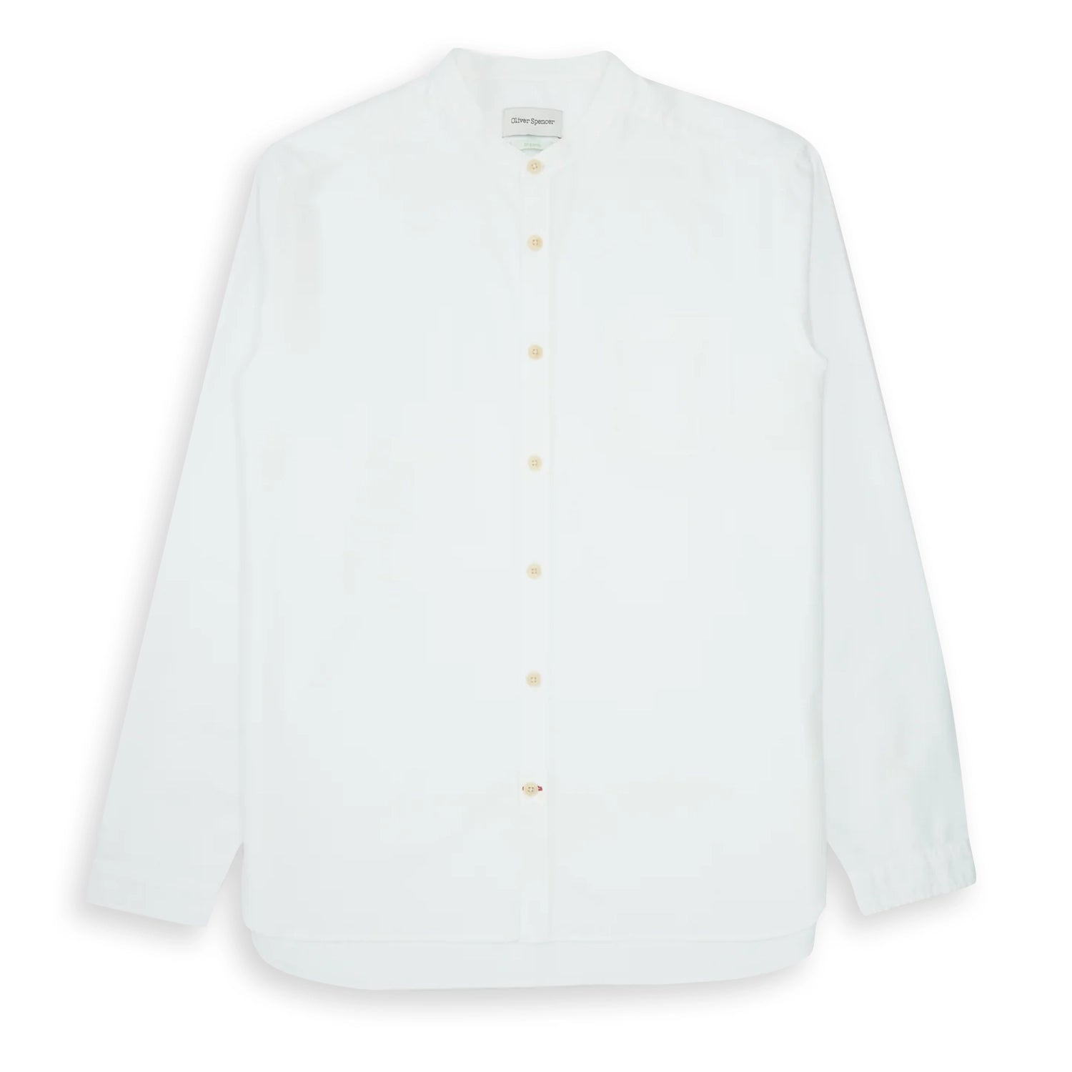 Oliver Spencer Grandad Shirt - Brecon White