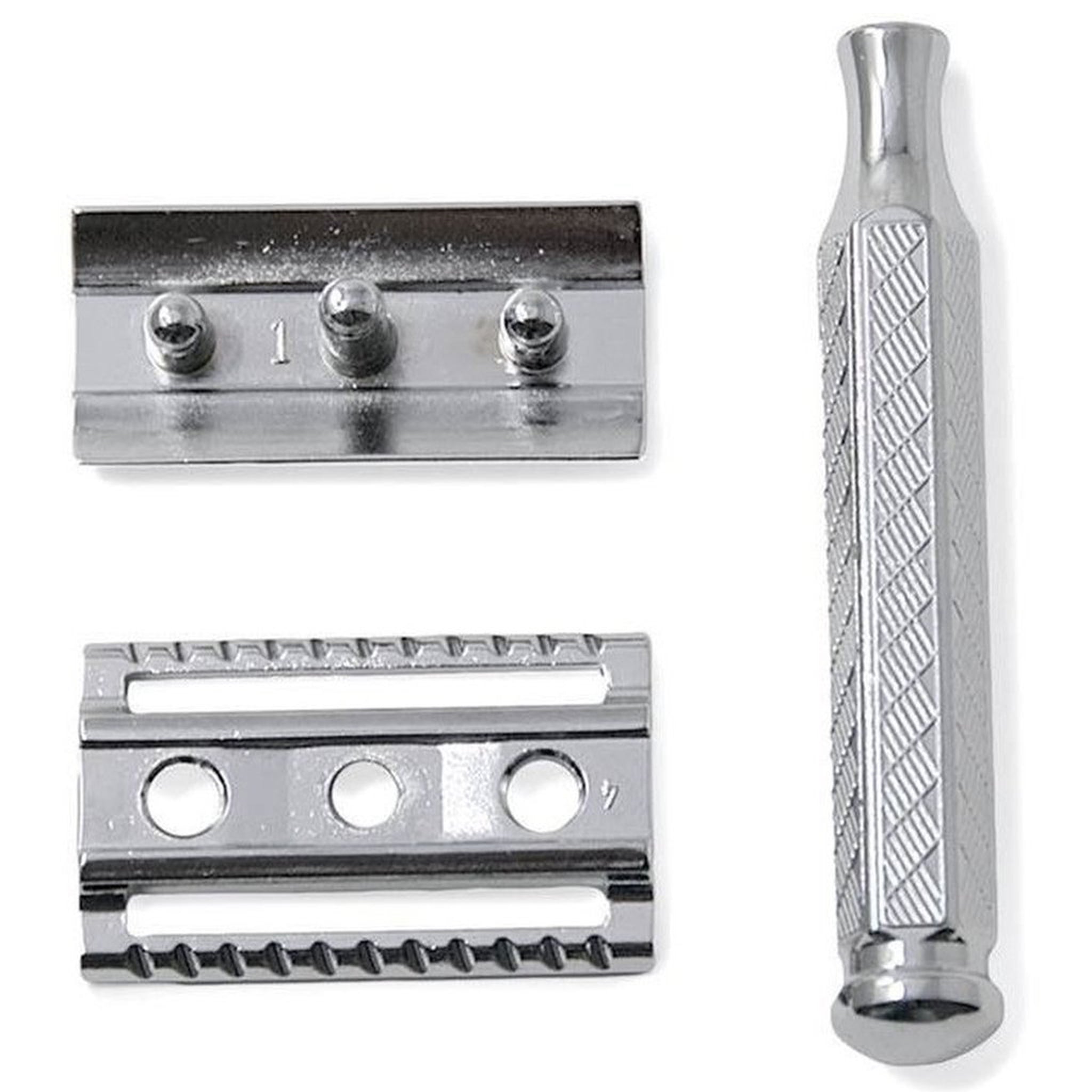 Merkur Classic Platt Style Double Edge Safety Razor Short Handle - Burrows and Hare