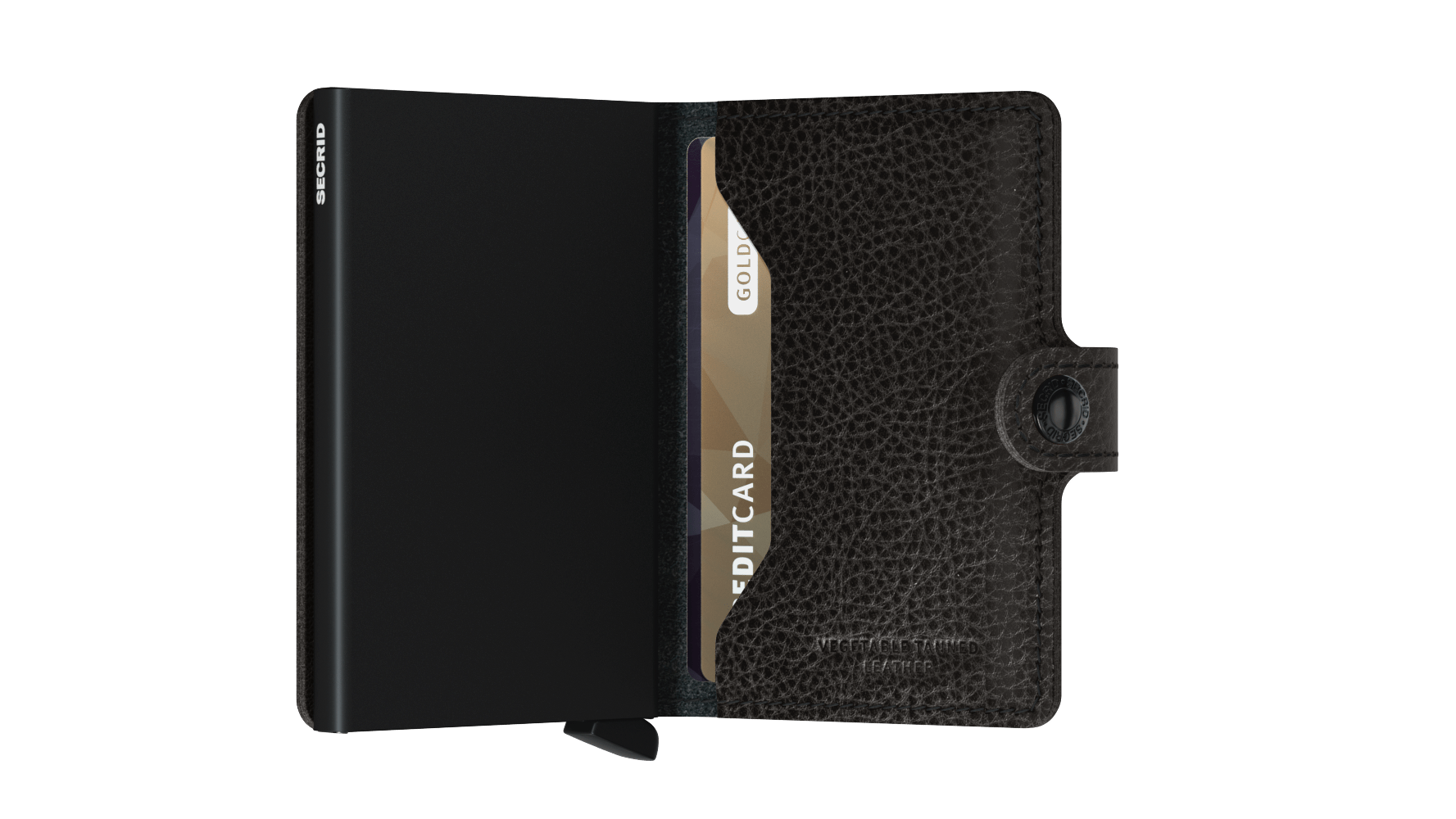 Secrid RFID Miniwallet - Veg Black / Black - Burrows and Hare