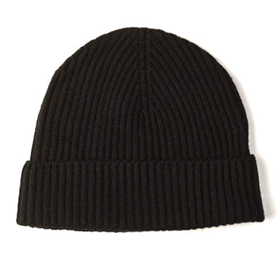 Cashmere Beanie Black