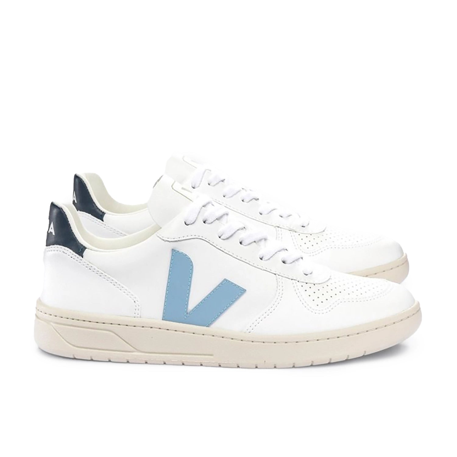 Veja V-10 CWL Trainer - White/Steel/Nautico