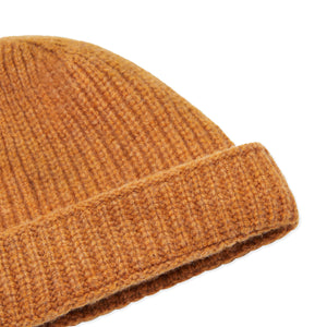 Burrows & Hare Lambswool Beanie Hat - Mustard - Burrows and Hare