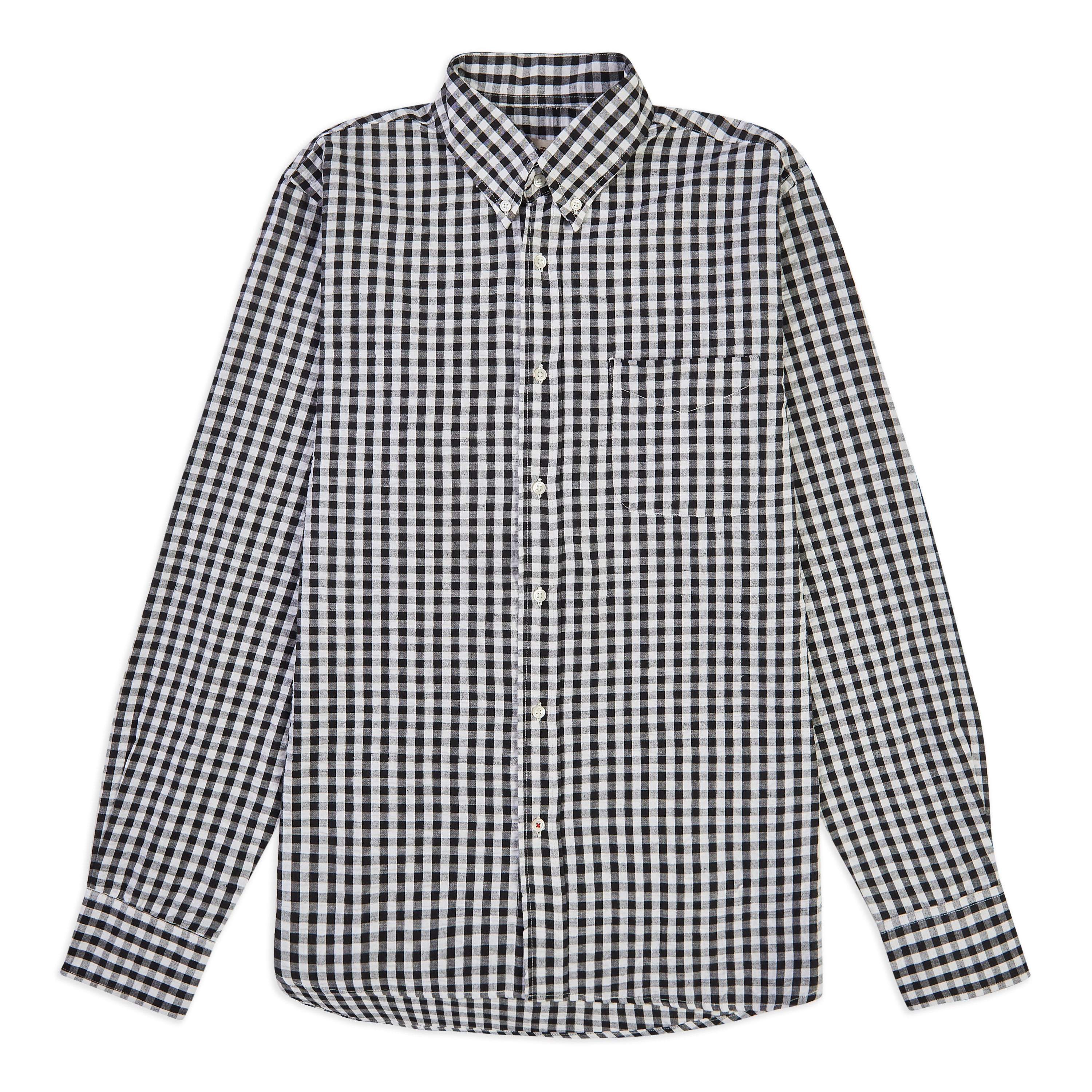 Mens Button Down Shirt - Black