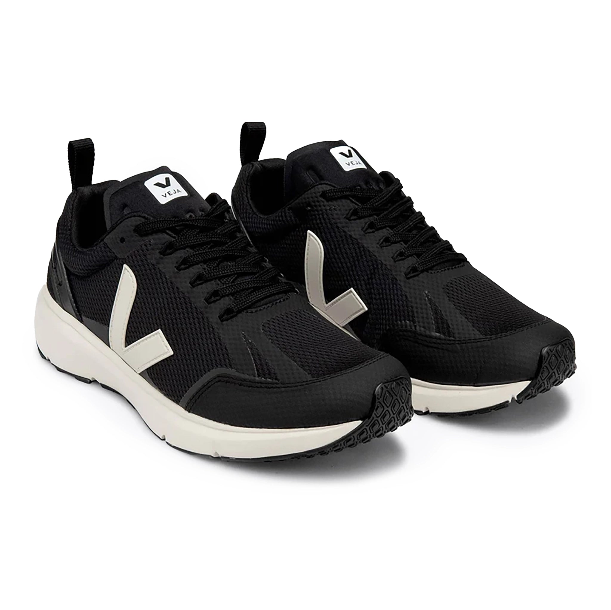 Veja Condor 2 Alveomesh Trainer - Black / Pierre - Burrows and Hare