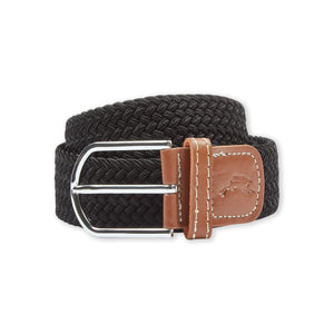 Burrows & Hare One Size Woven Cotton Belt - Black - Burrows and Hare