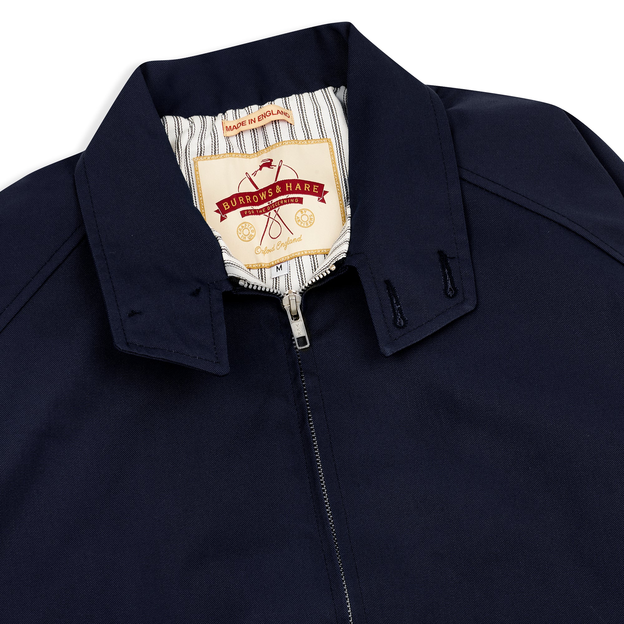 Burrows & Hare McQueen Harrington Jacket - Navy - Burrows and Hare