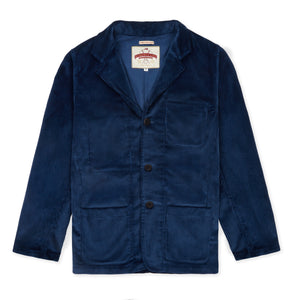 Burrows & Hare Cord Jacket - Midnight Blue - Burrows and Hare