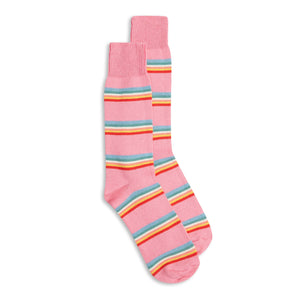 Burrows & Hare Women’s Rainbow Socks - Pink