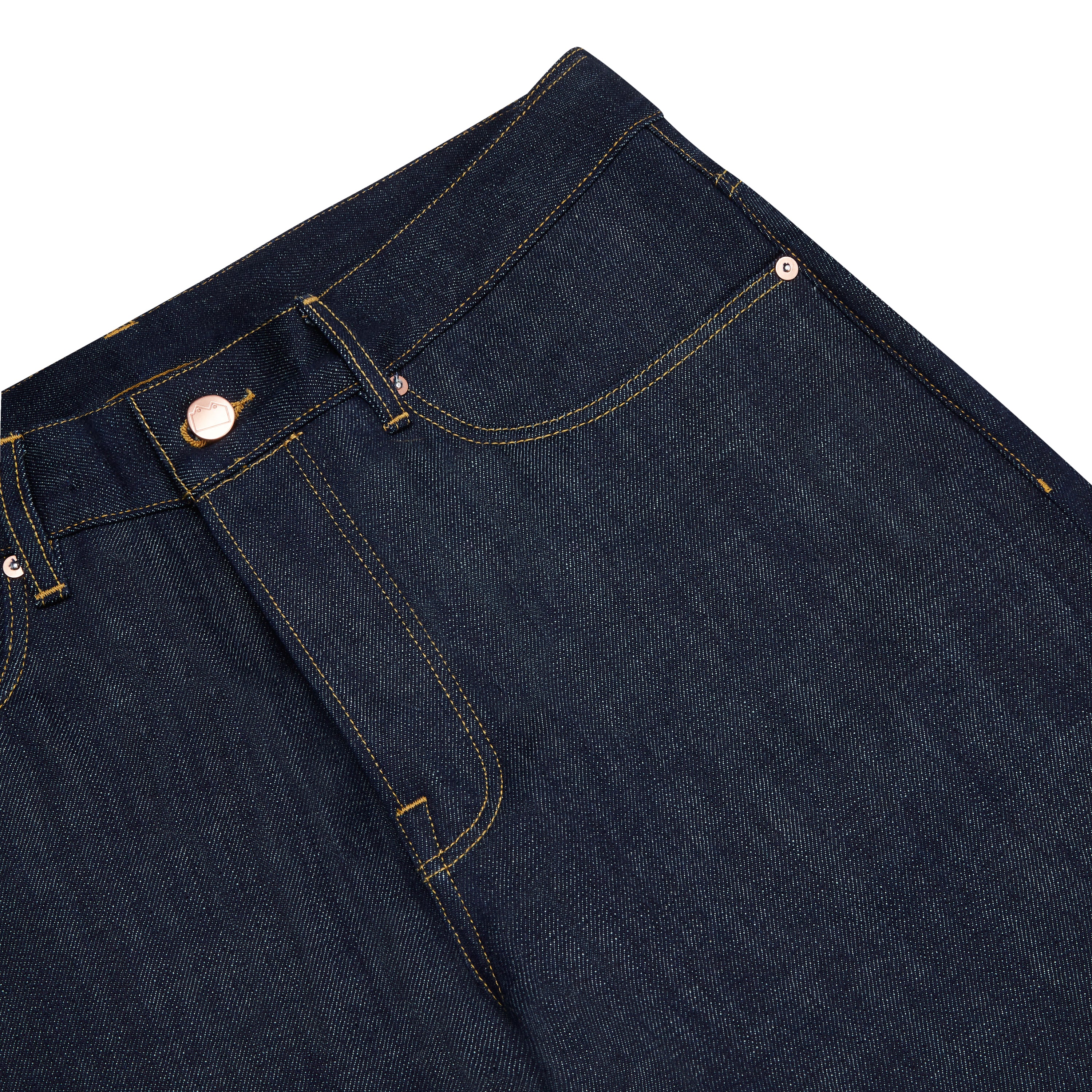 Blackhorse Lane - E5 RELAXED TAPERED 13.75OZ ITALIAN RAW INDIGO SELVEDGE MENS JEANS - Burrows and Hare