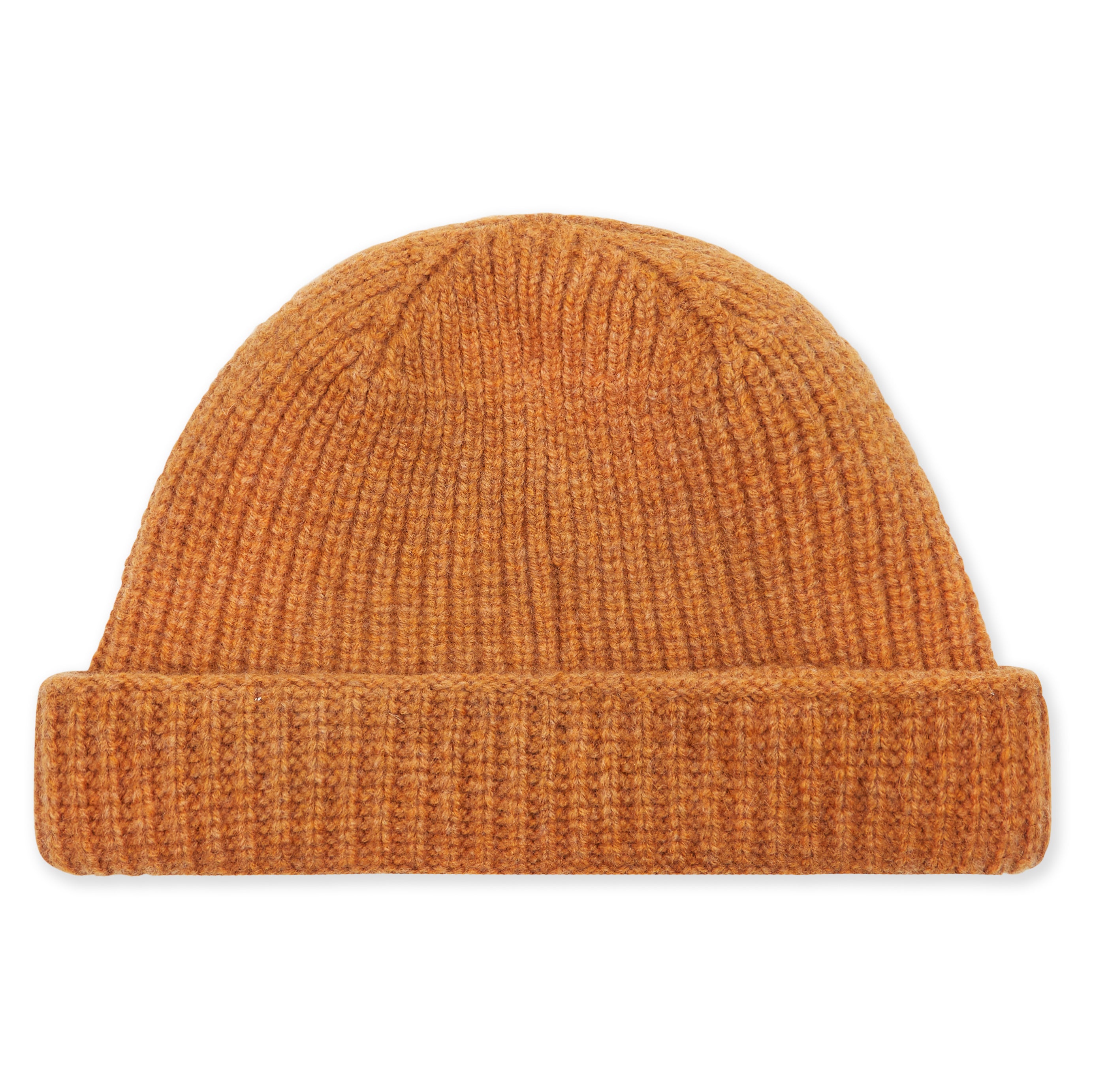 Burrows & Hare Lambswool Beanie Hat - Mustard - Burrows and Hare