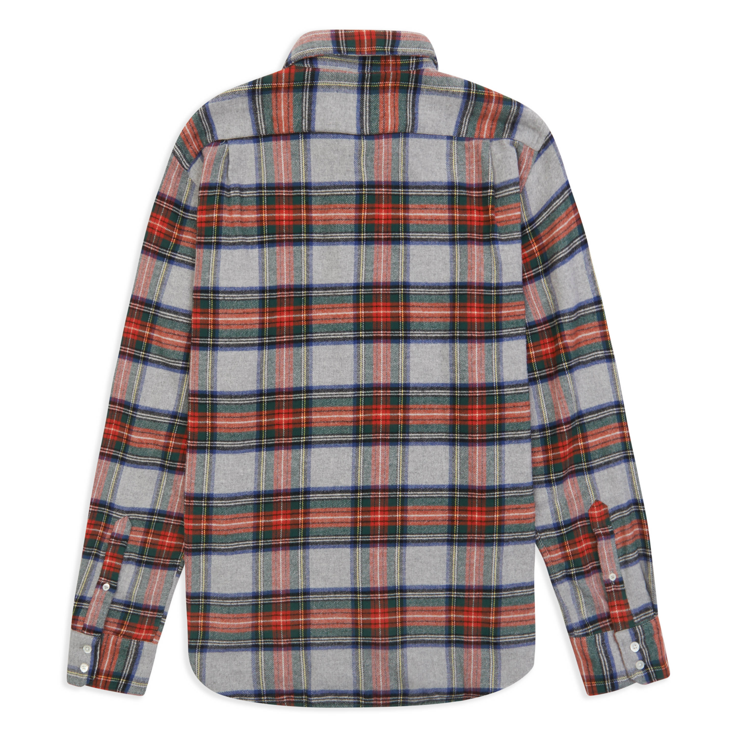 Hartford Paul Shirt - Grey Tartan - Burrows and Hare