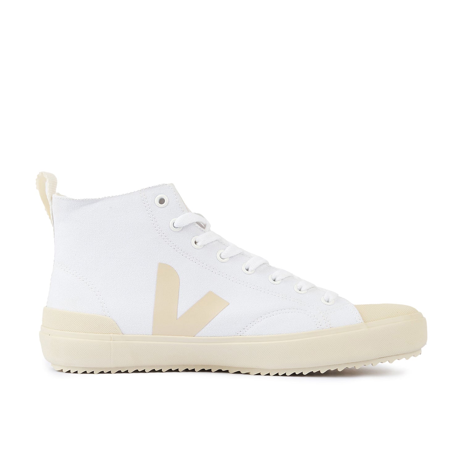 Veja Nova High Top Canvas Trainer -  White Pierre - Burrows and Hare