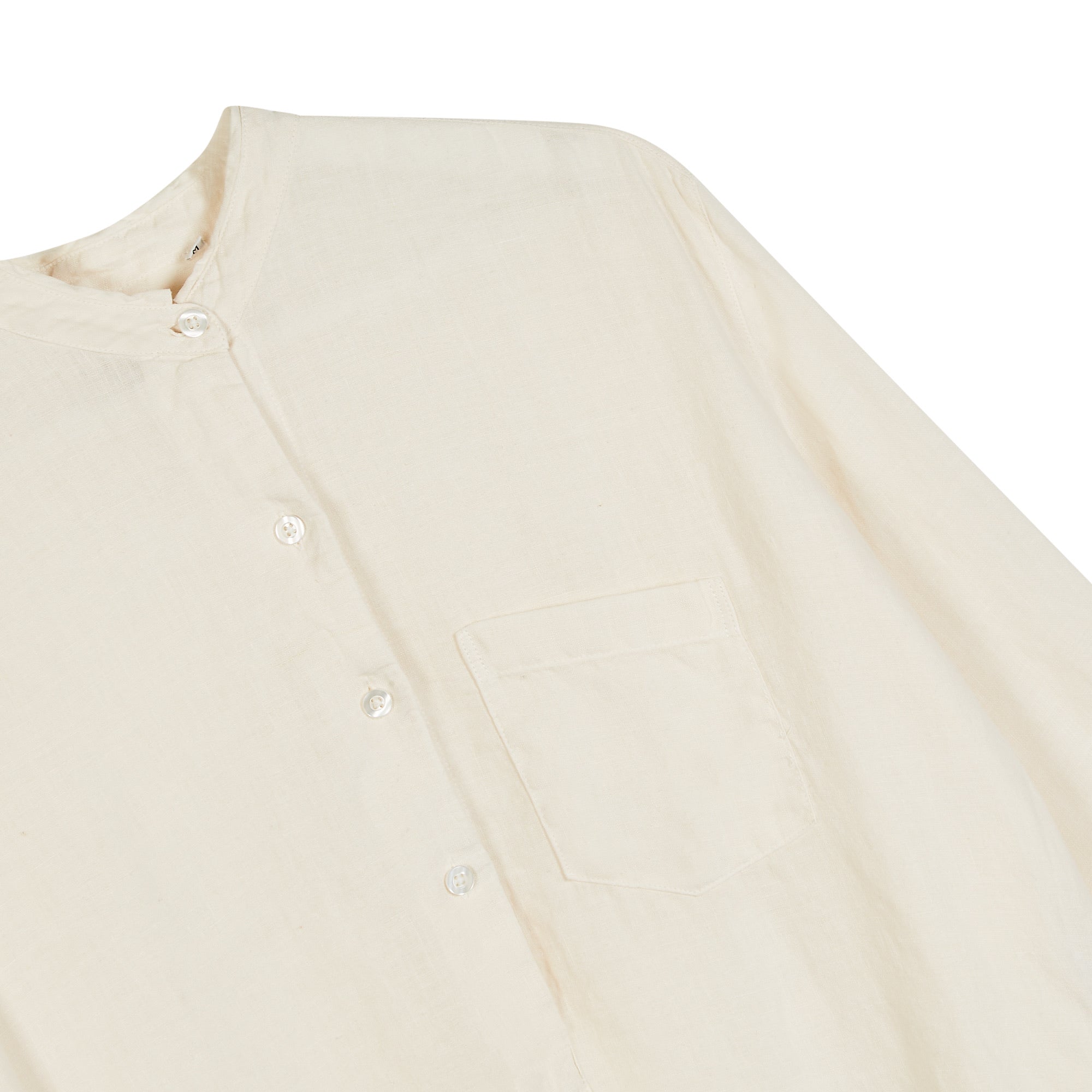 Women’s Linen Tunic Shirt - Ecru