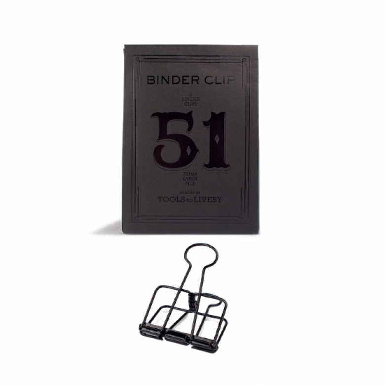 Black binder discount clips