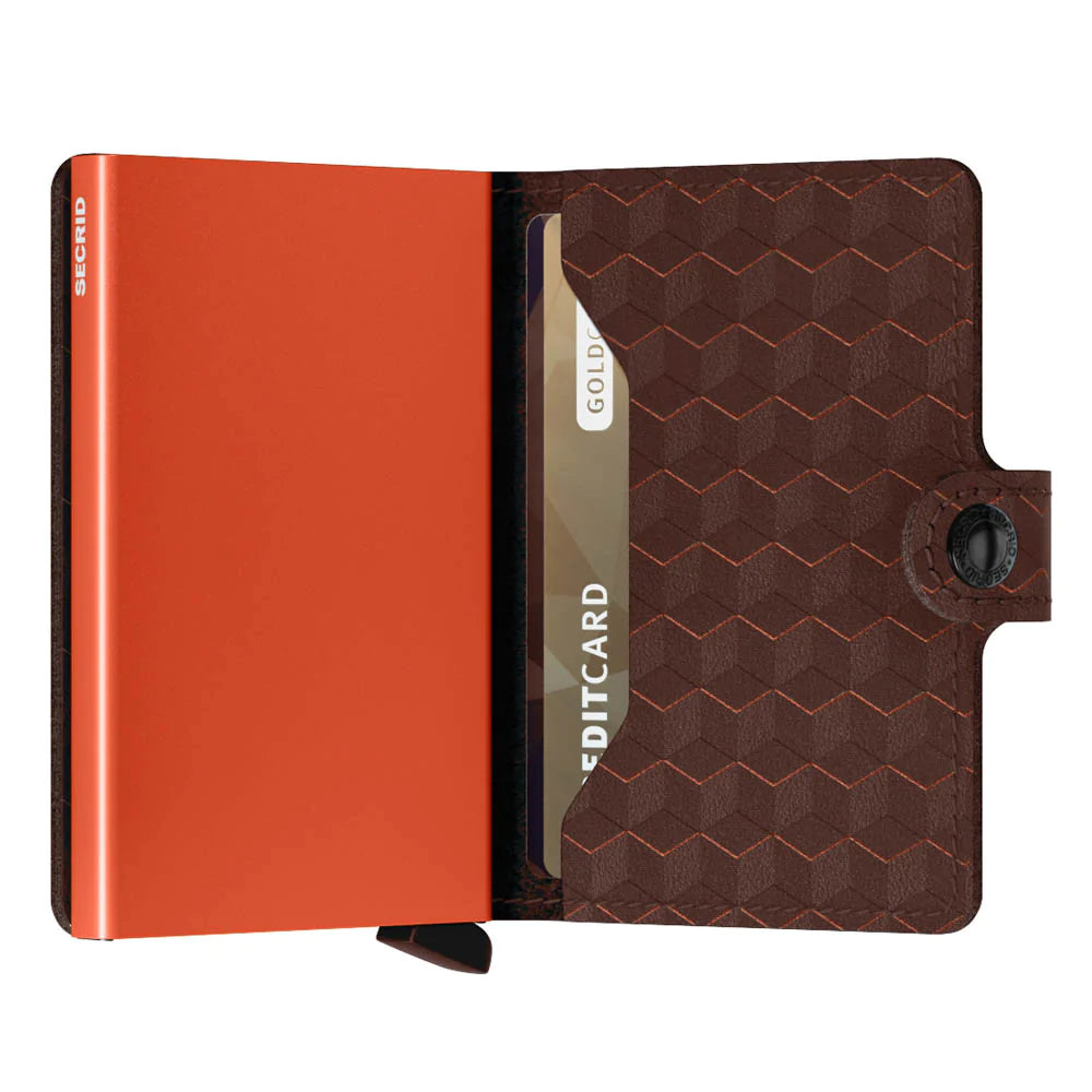 Secrid RFID Miniwallet - Optical Brown / Orange