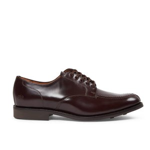 Sanders Gibson Derby Shoe - Burgundy 1130R - Burrows and Hare