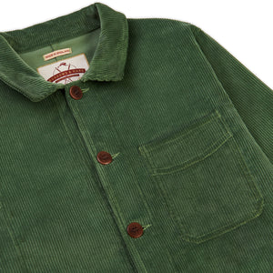 Burrows & Hare Cord Workwear Jacket - Mint - Burrows and Hare