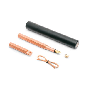 Y-Studio Medium Fountain Pen - Copper - Burrows and Hare