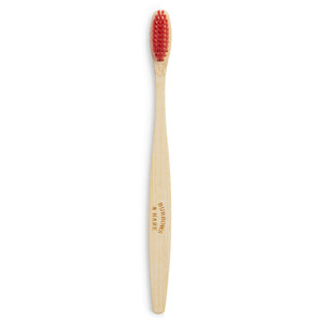 Bamboo Toothbrush - Red - Burrows and Hare