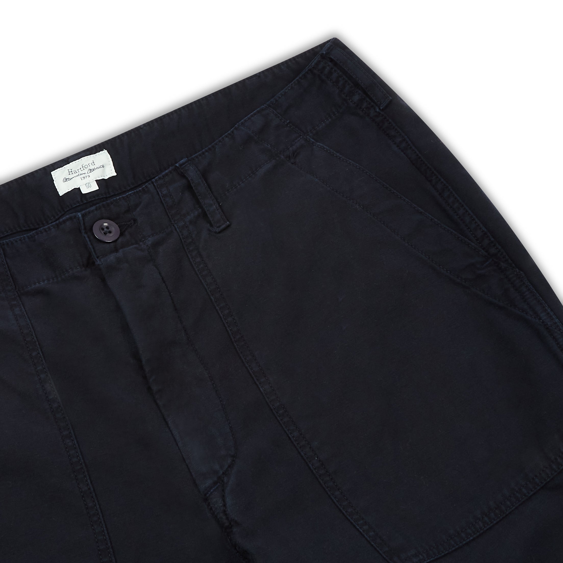 Hartford Fatigue Pant - Navy - Burrows and Hare