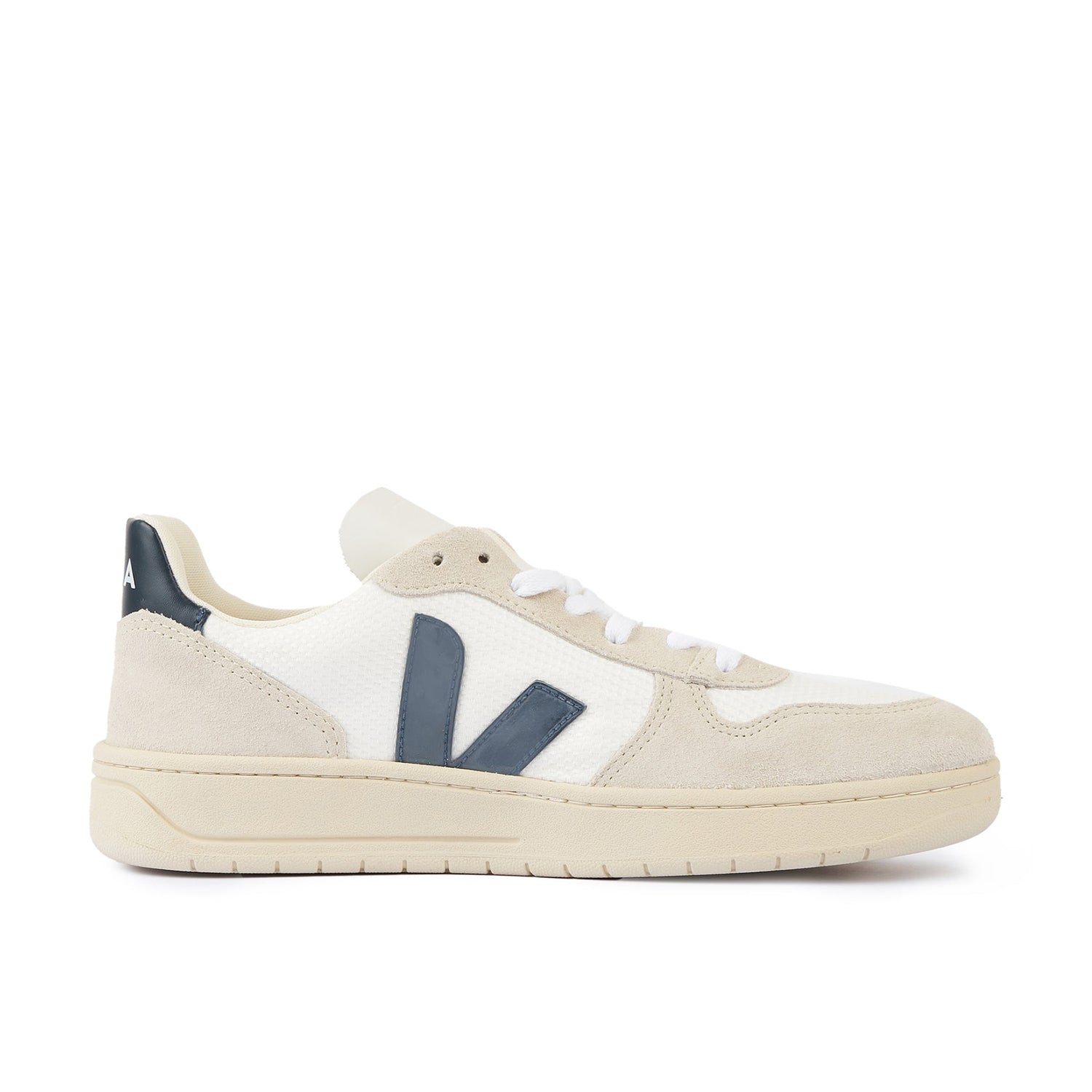 Veja V-10 B-Mesh Trainer - White / Nautico - Burrows and Hare