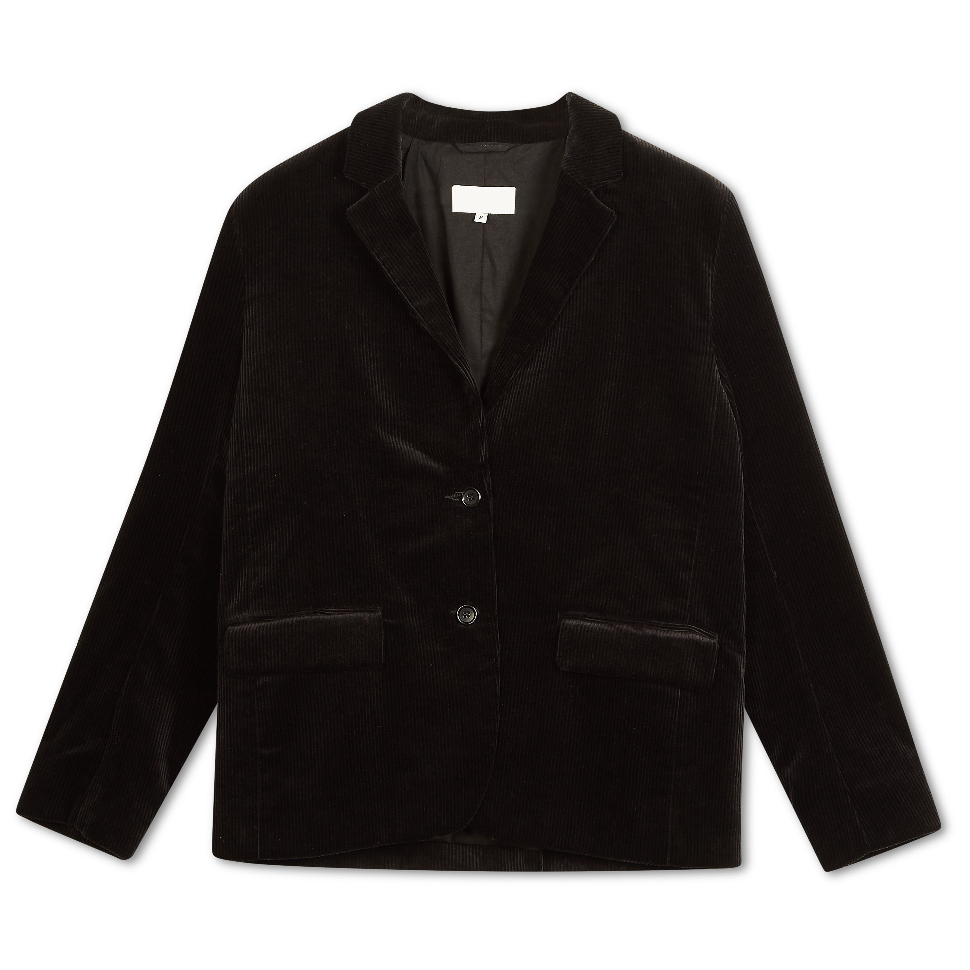 YMC Diane Blazer - Black Cord - Burrows and Hare