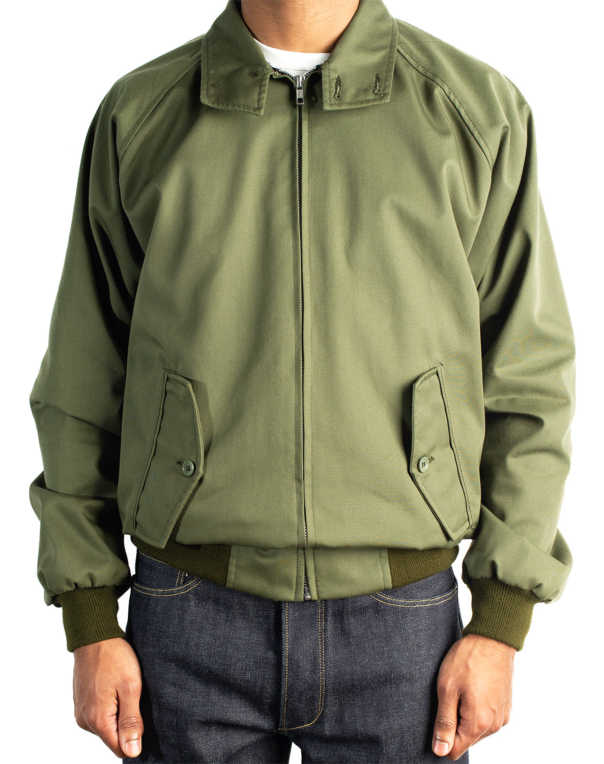 Burrows & Hare McQueen Harrington Jacket - Olive