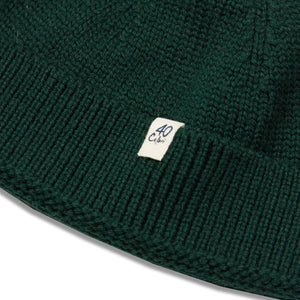 40 Colori Woollen Fisherman Beanie Hat - Green - Burrows and Hare
