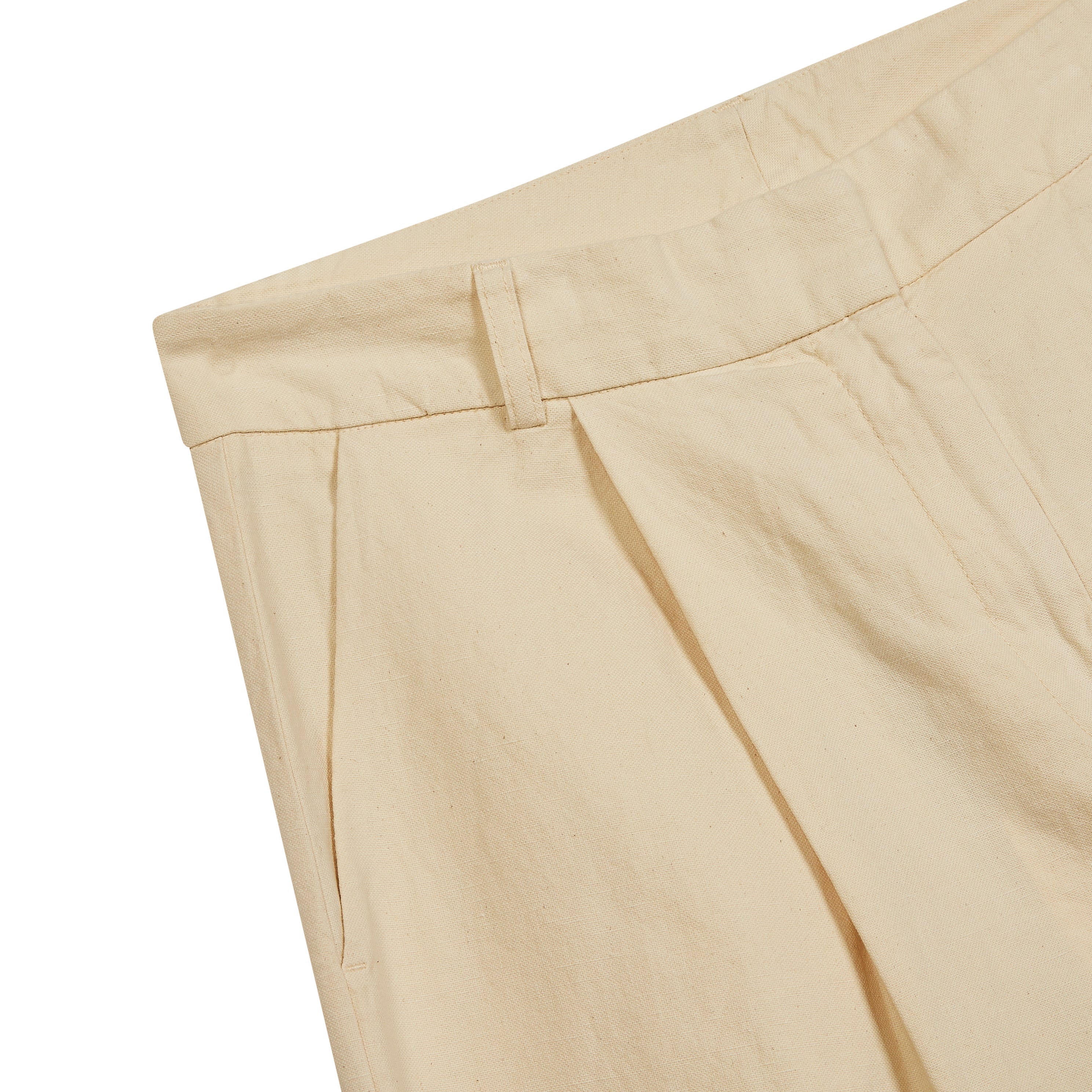 YMC Market Trousers - Ecru - Burrows and Hare