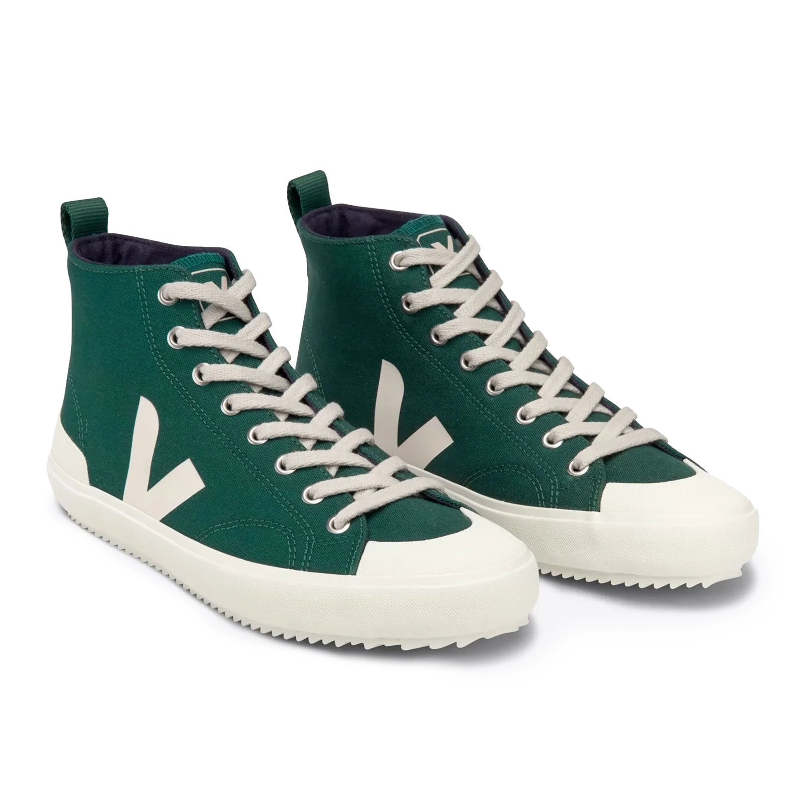 Veja Women’s Nova Canvas High Top Trainer - Poker/Pierre