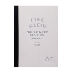 Life x Kleid Japan Japanese Noble Notebook A5 - White - Burrows and Hare