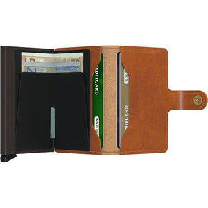 SECRID RFID Miniwallet Original - Cognac / Brown - Burrows and Hare