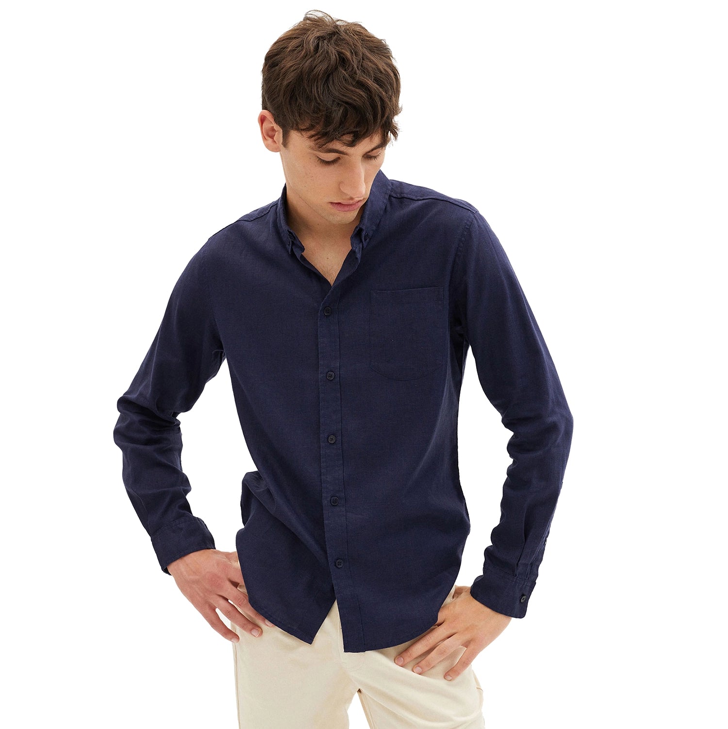 Hemp Ant Shirt - Navy