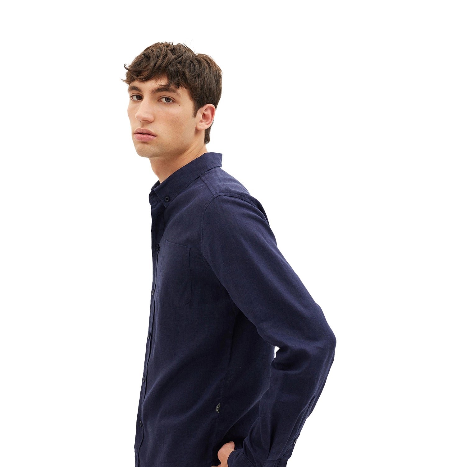 Thinking Mu Hemp Ant Shirt - Navy