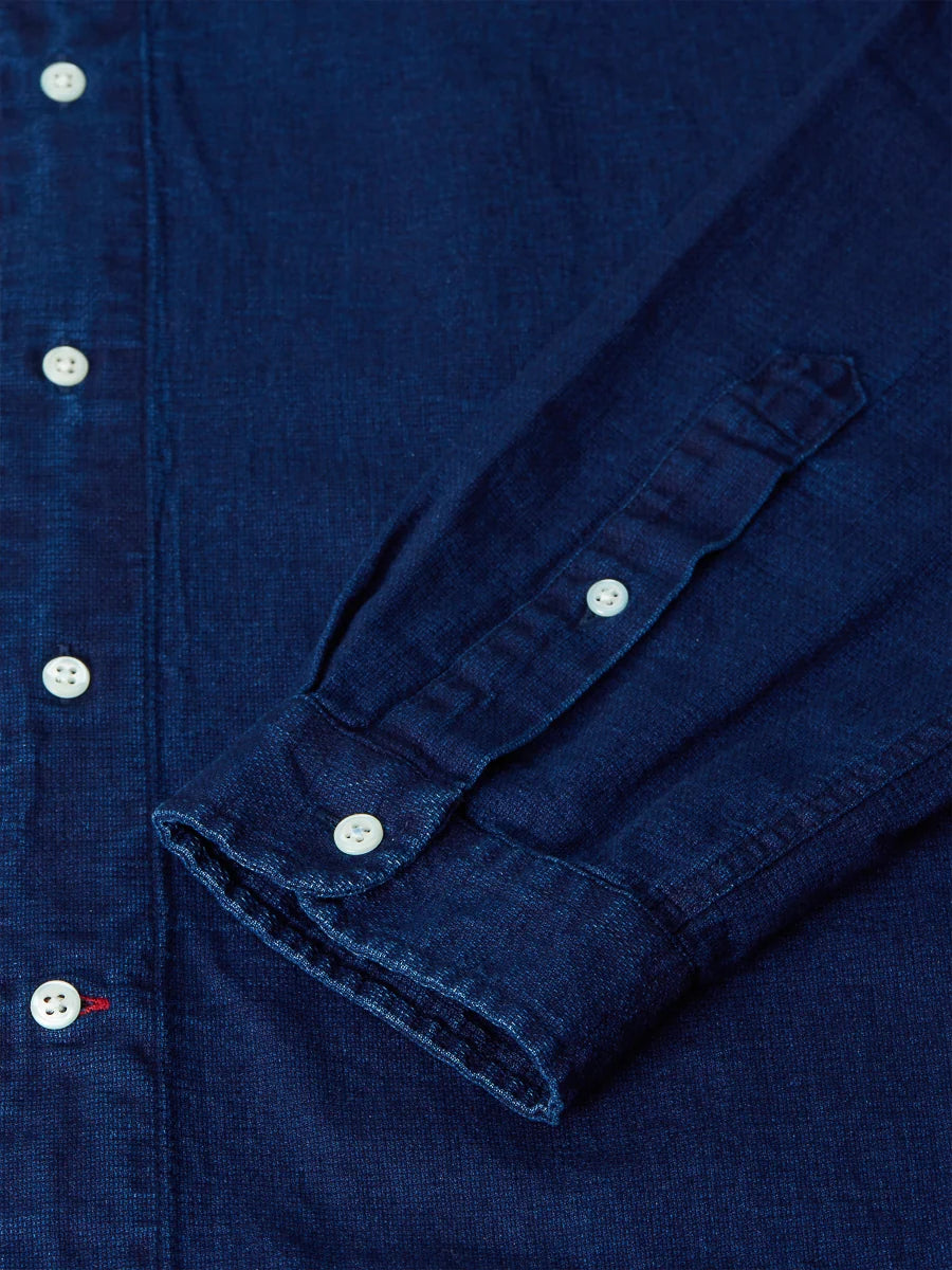 Oliver Spencer Brook Shirt - Kildale Indigo Rinse